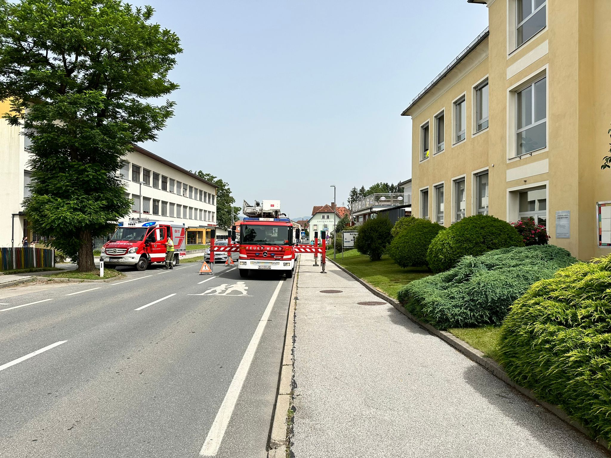 Übung bei der NMS St. Stefan im Lavanttal